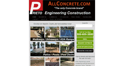 Desktop Screenshot of allconcrete.com
